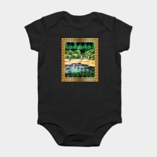 African Artwork, Forest Design Baby Bodysuit
